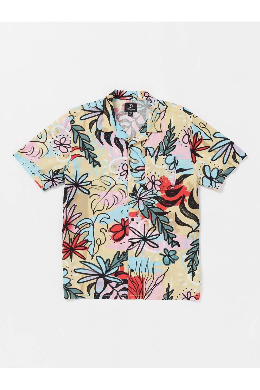 Volcom Purestone Short Sleeve Shirt Fog