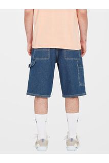 Volcom Labored Denim Utility Short - Indigo Ridge Wash