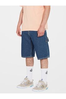 Volcom Labored Denim Utility Short - Indigo Ridge Wash