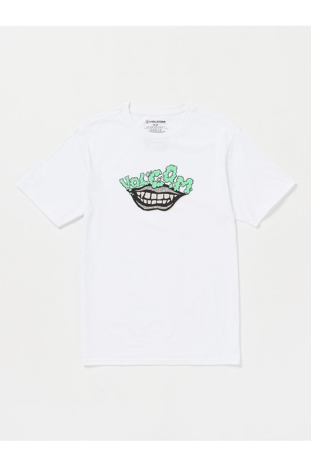 Volcom Evil Grin Short Sleeve T-Shirt White