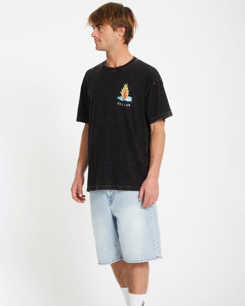 Volcom Bob Mollema 1 Short Sleeve T-Shirt Light Acid Black