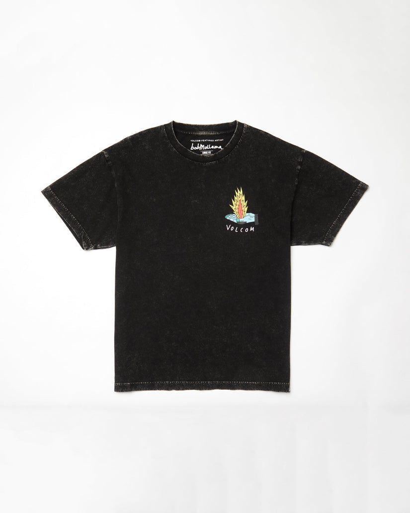 Volcom Bob Mollema 1 Short Sleeve T-Shirt Light Acid Black