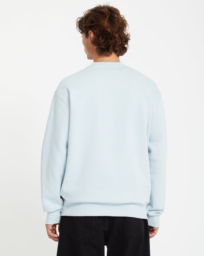 Volcom Single Stone Crew Sweat Carolina Blue