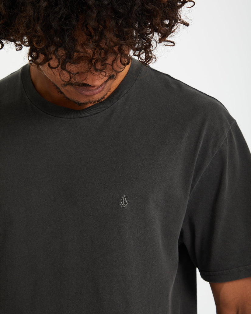 Volcom Solid Stone Emb Short Sleeve T-Shirt Black