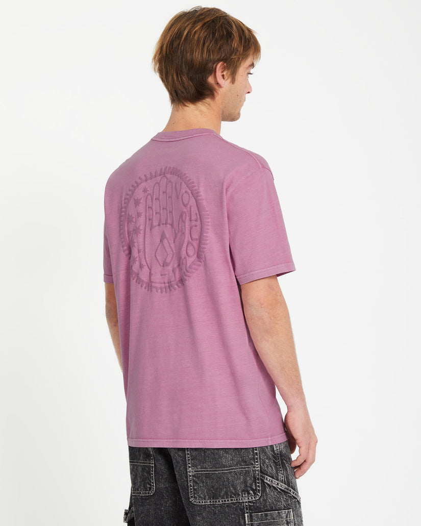 Volcom Handstone Short Sleeve T-Shirt Steel Purple