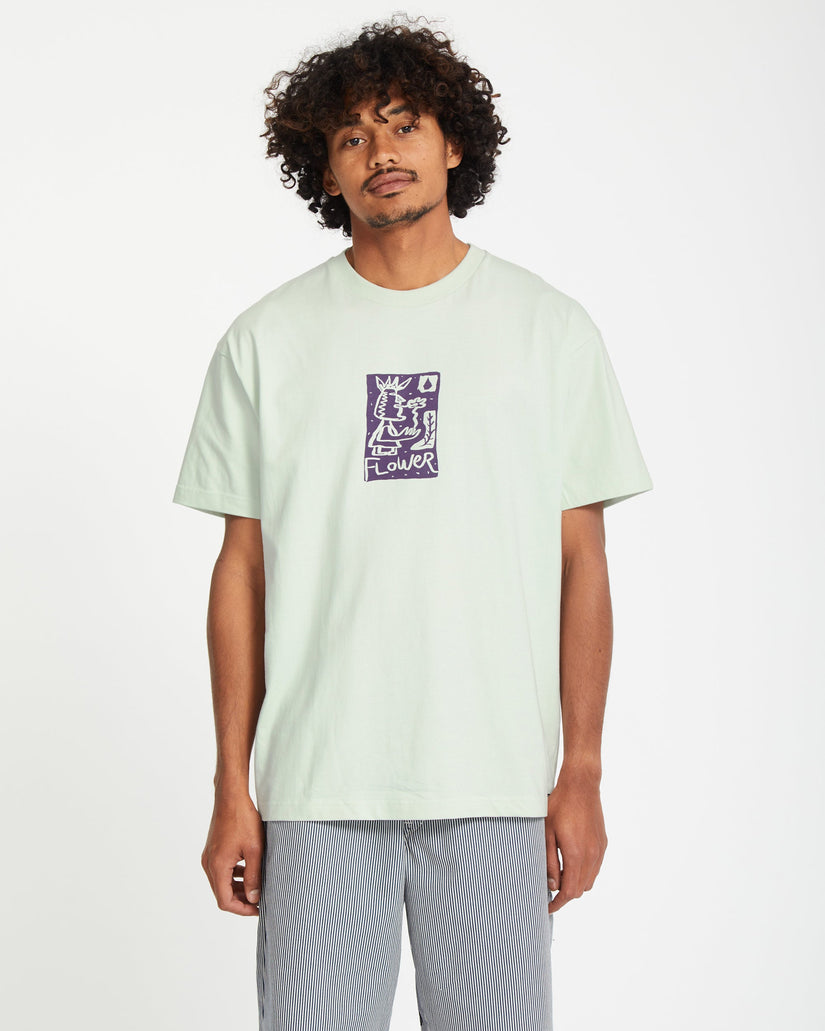 Volcom Flowatch Short Sleeve T-Shirt Cloud Blue