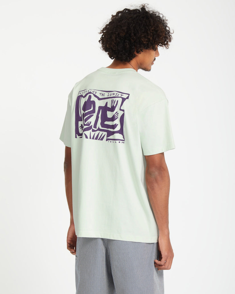 Volcom Flowatch Short Sleeve T-Shirt Cloud Blue