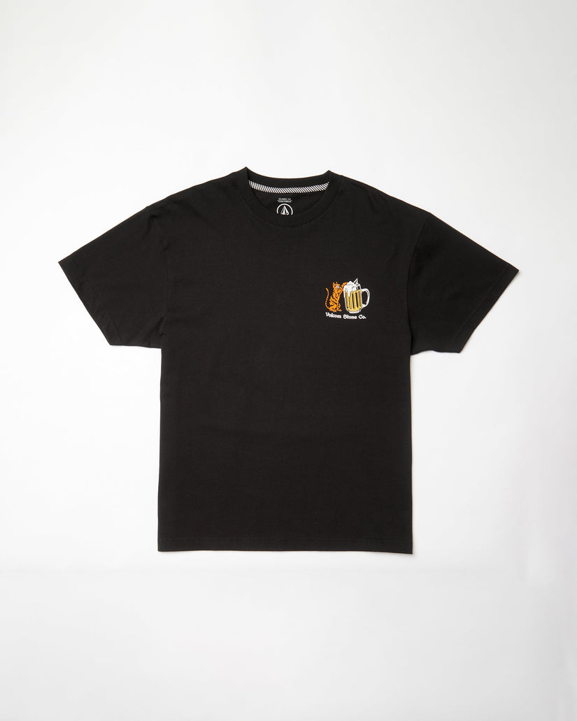 Volcom Curious Cat Short Sleeve T-Shirt Black