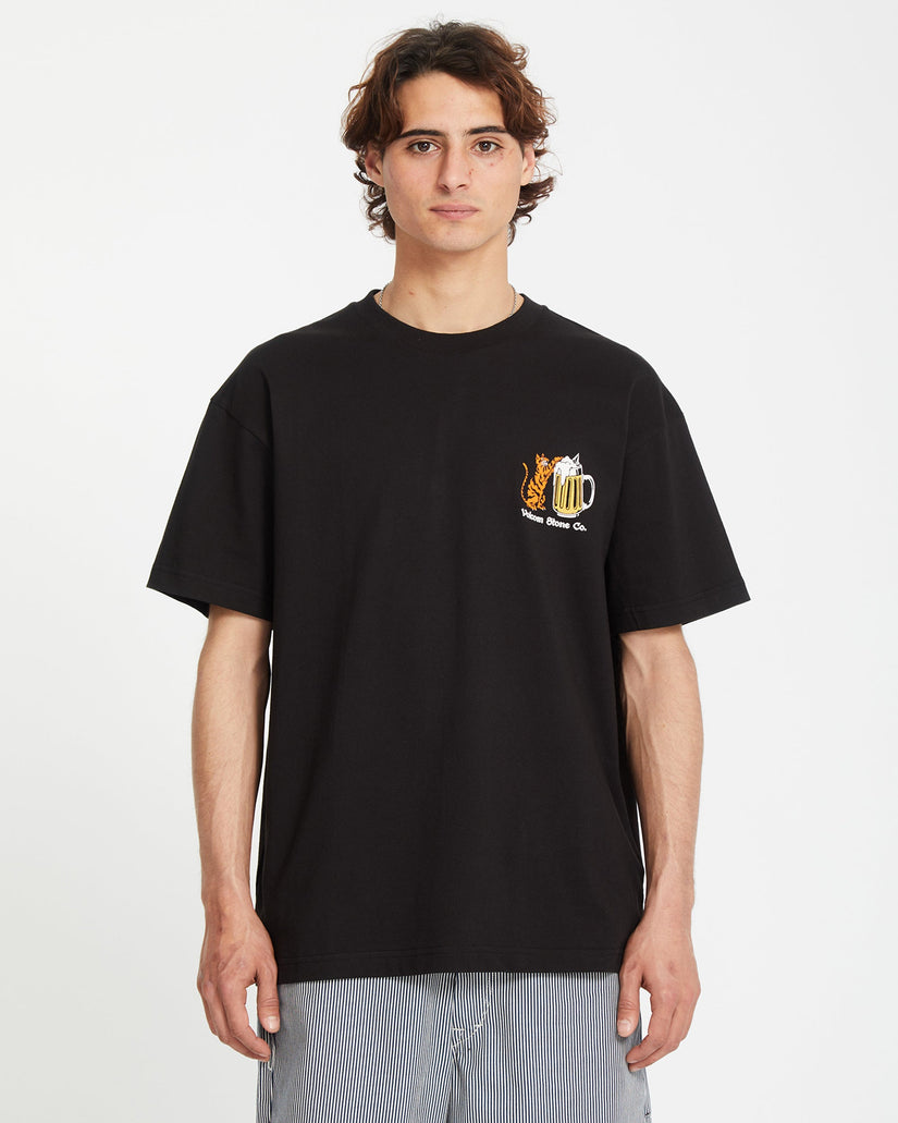 Volcom Curious Cat Short Sleeve T-Shirt Black