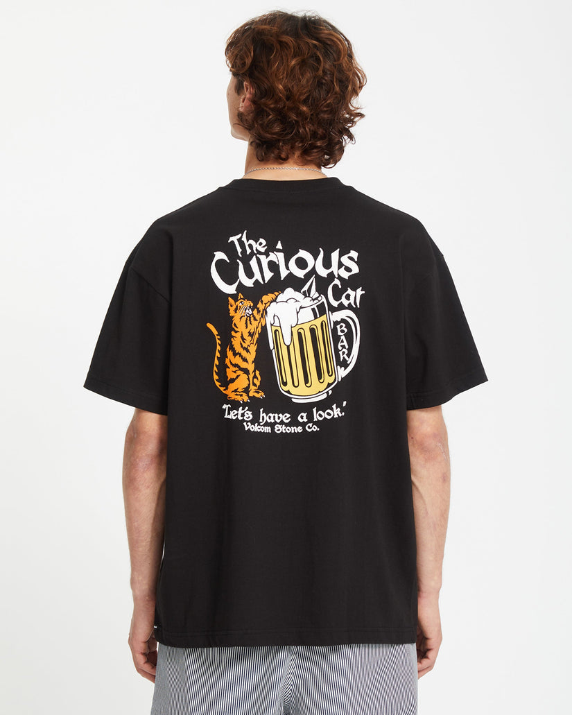 Volcom Curious Cat Short Sleeve T-Shirt Black