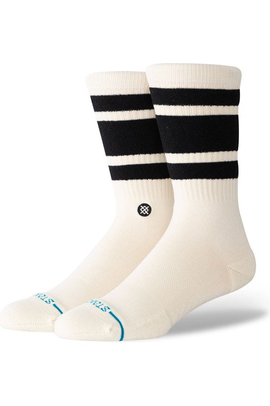 Stance Boyd Cozy Crew Socks Black White