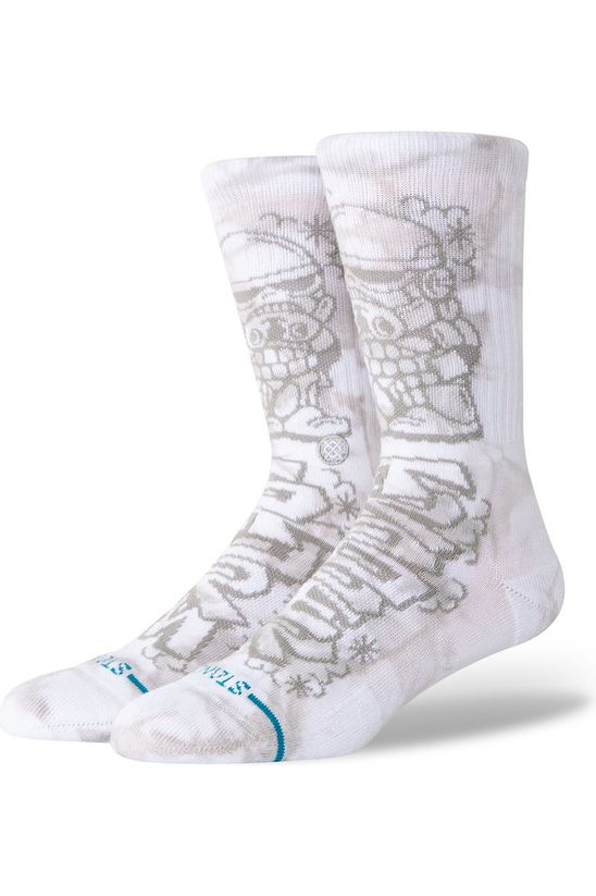 Stance DJ Trooper Crew Socks White