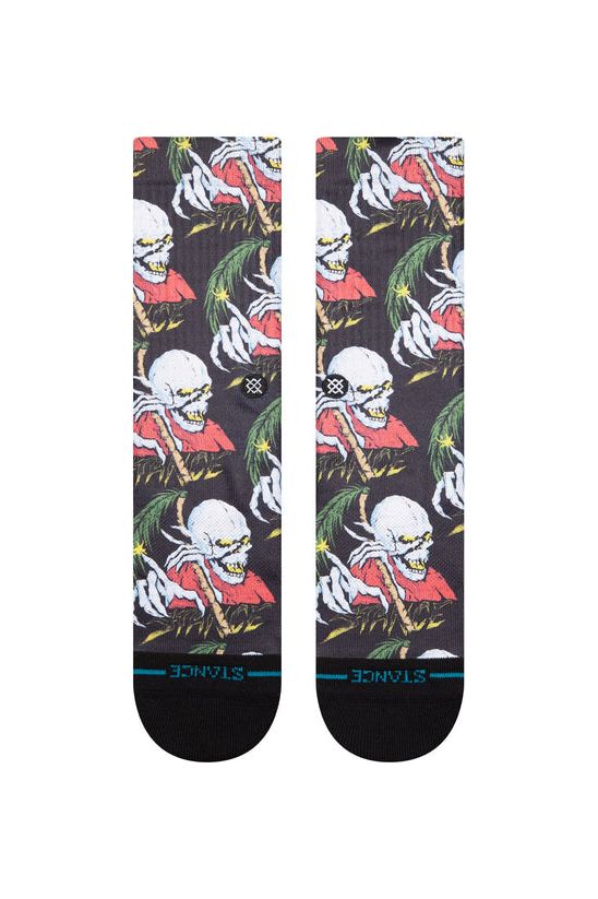 Stance Palm Slayer Crew Socks Black