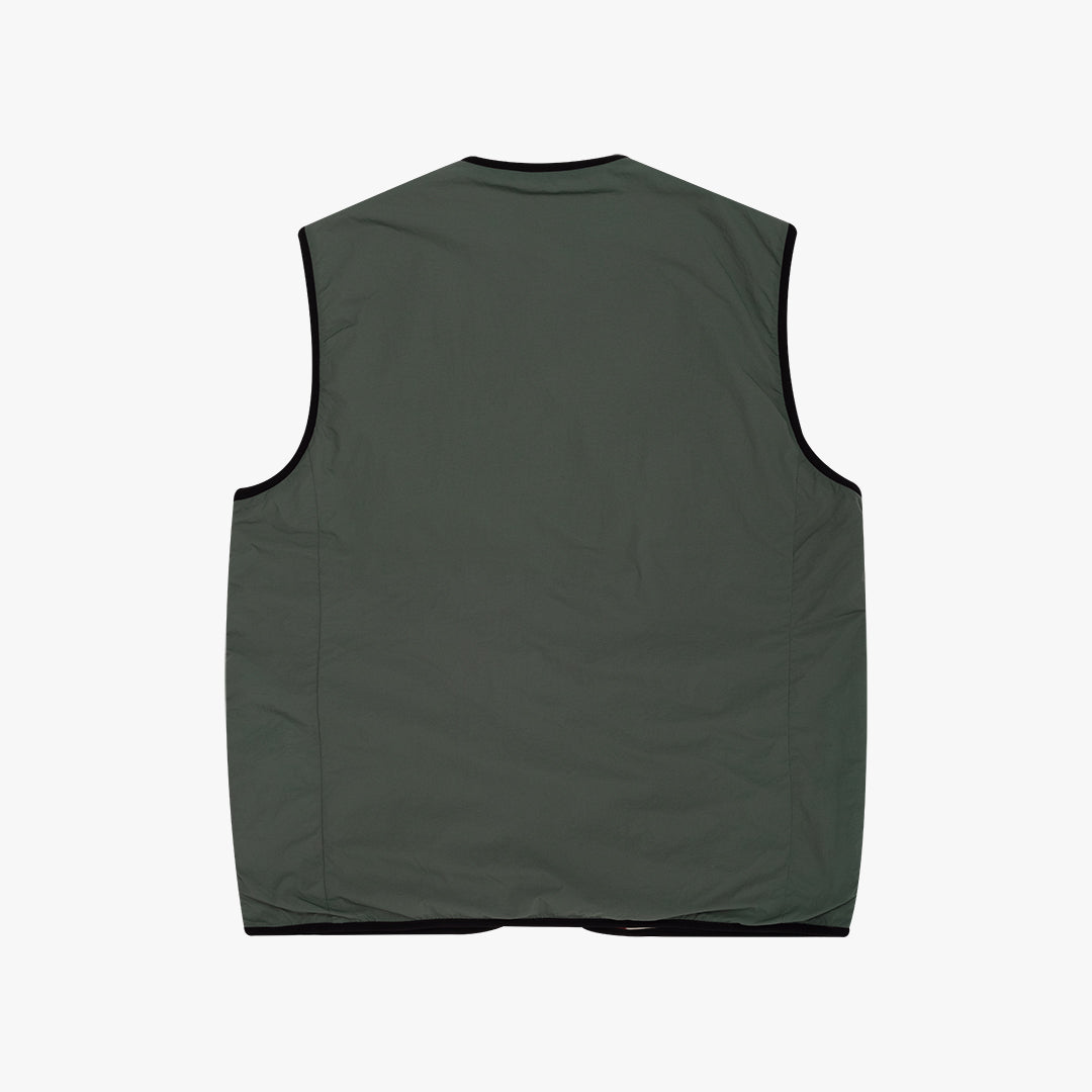 Parlez Amisk Reversible Gillet Kelp Green