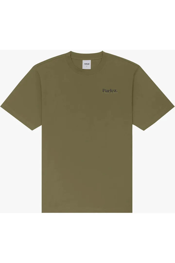 Parlez Banos Short Sleeve T-Shirt Olive Green