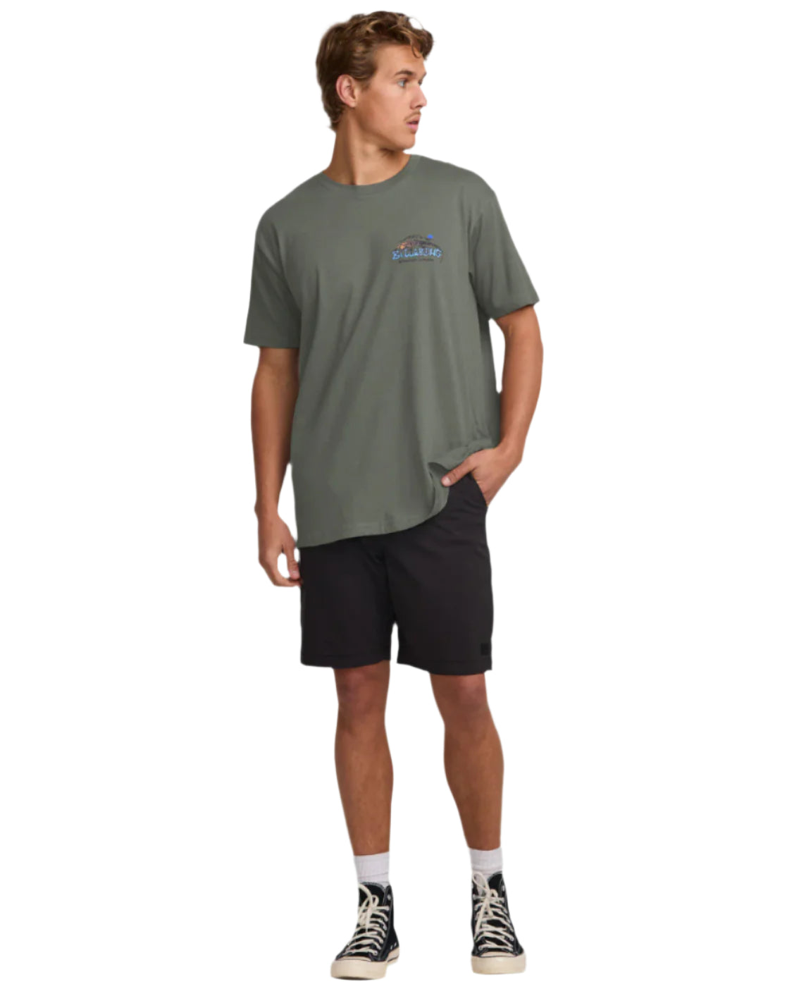 Billabong Lizard Mountain Adv Short Sleeve T-Shirt Slate