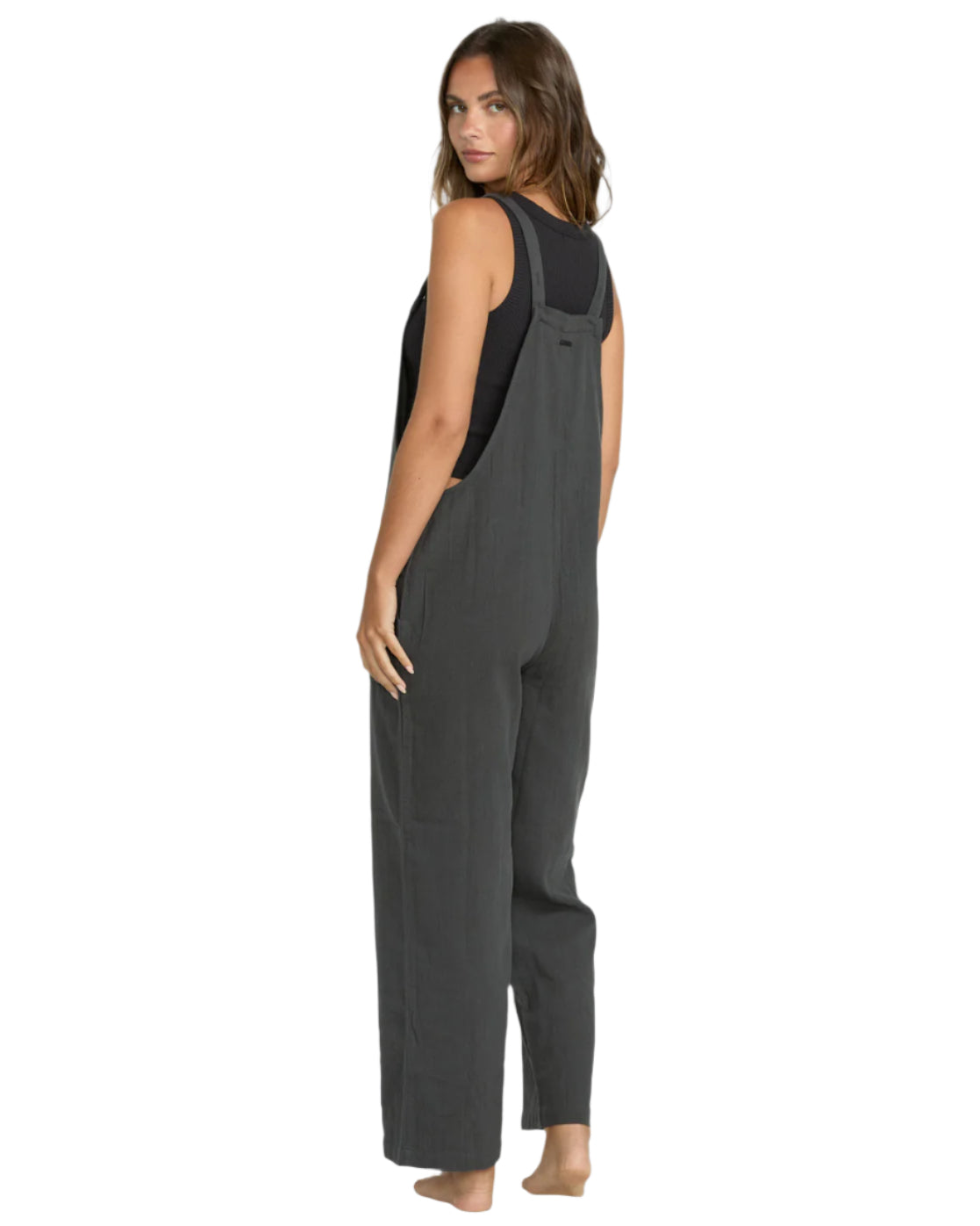 Billabong Pacific Time Jumpsuit Black Sands