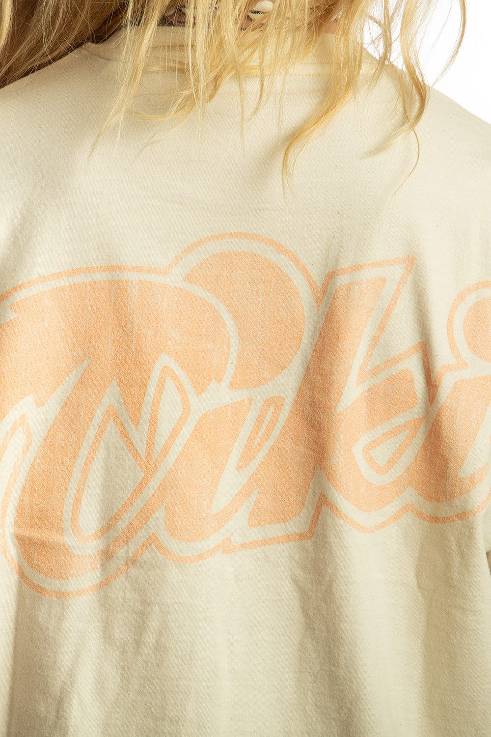 Tiki Retro Palm T-Shirt Beige