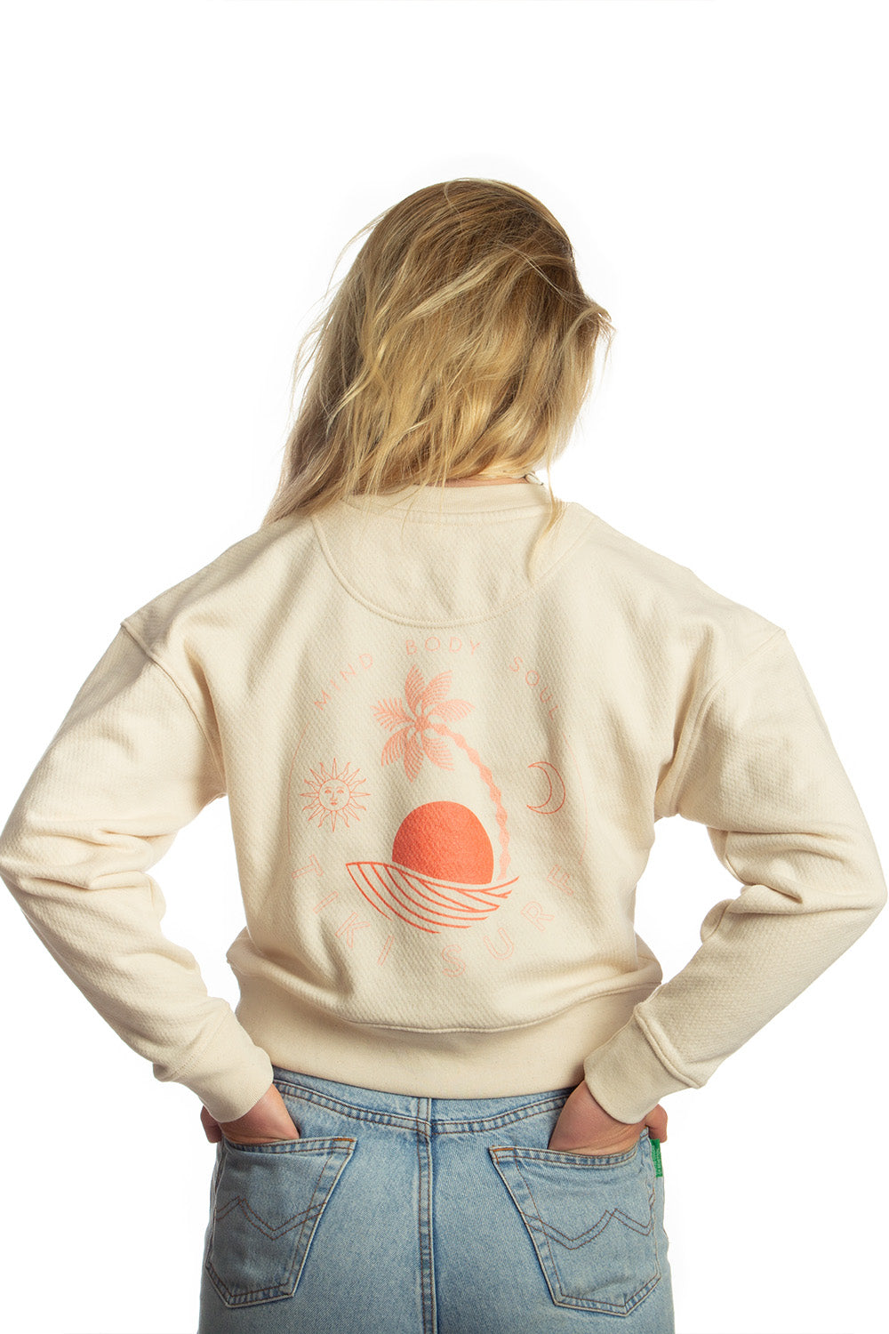 Tiki Simple Soul Crew Sweatshirt Beige