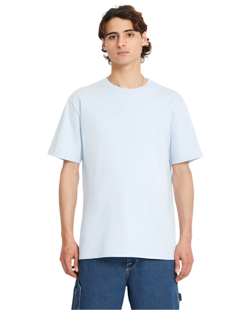 Volcom Stone Blanks Bsc Short Sleeve T-Shirt Carolina Blue