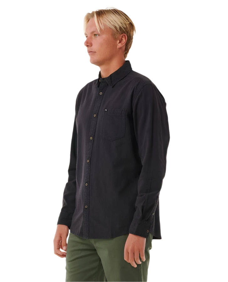 Rip Curl Classic Surf Washed Ls Shirt Black