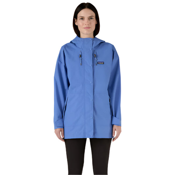 Patagonia Womens Outdoor Everyday Rain Jacket Abundant Blue