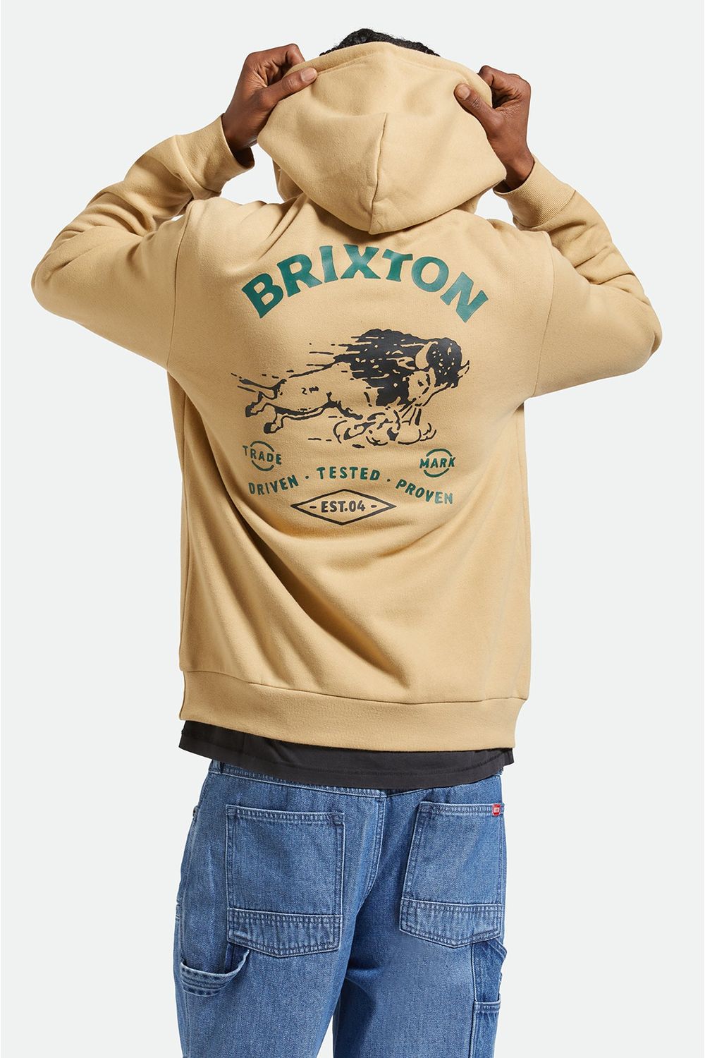 Brixton Charging Buffalo Hood Sand