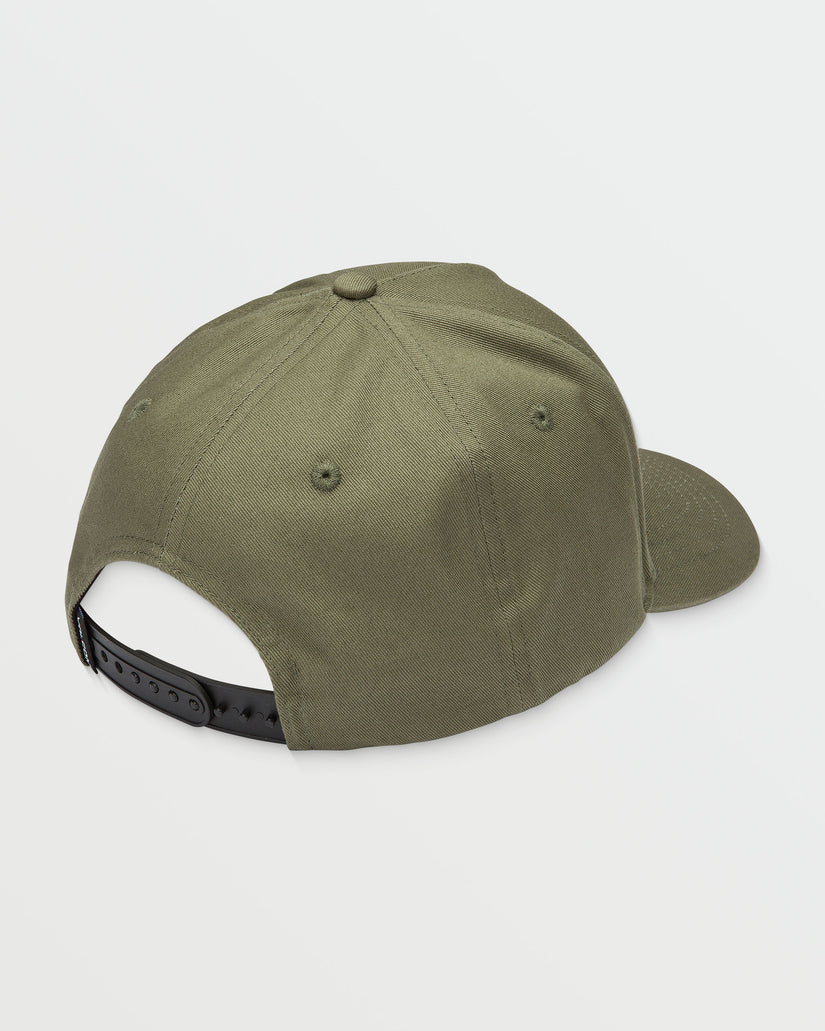 Volcom Embossed Stone Adj Hat Light Olive