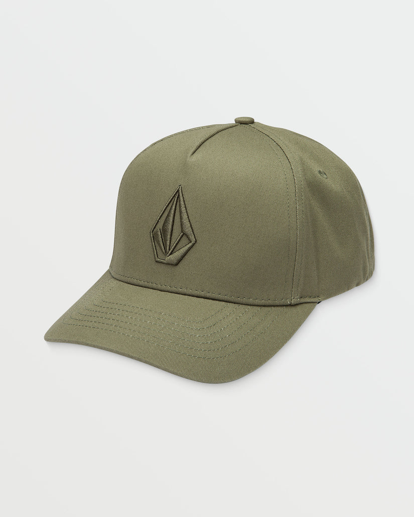 Volcom Embossed Stone Adj Hat Light Olive