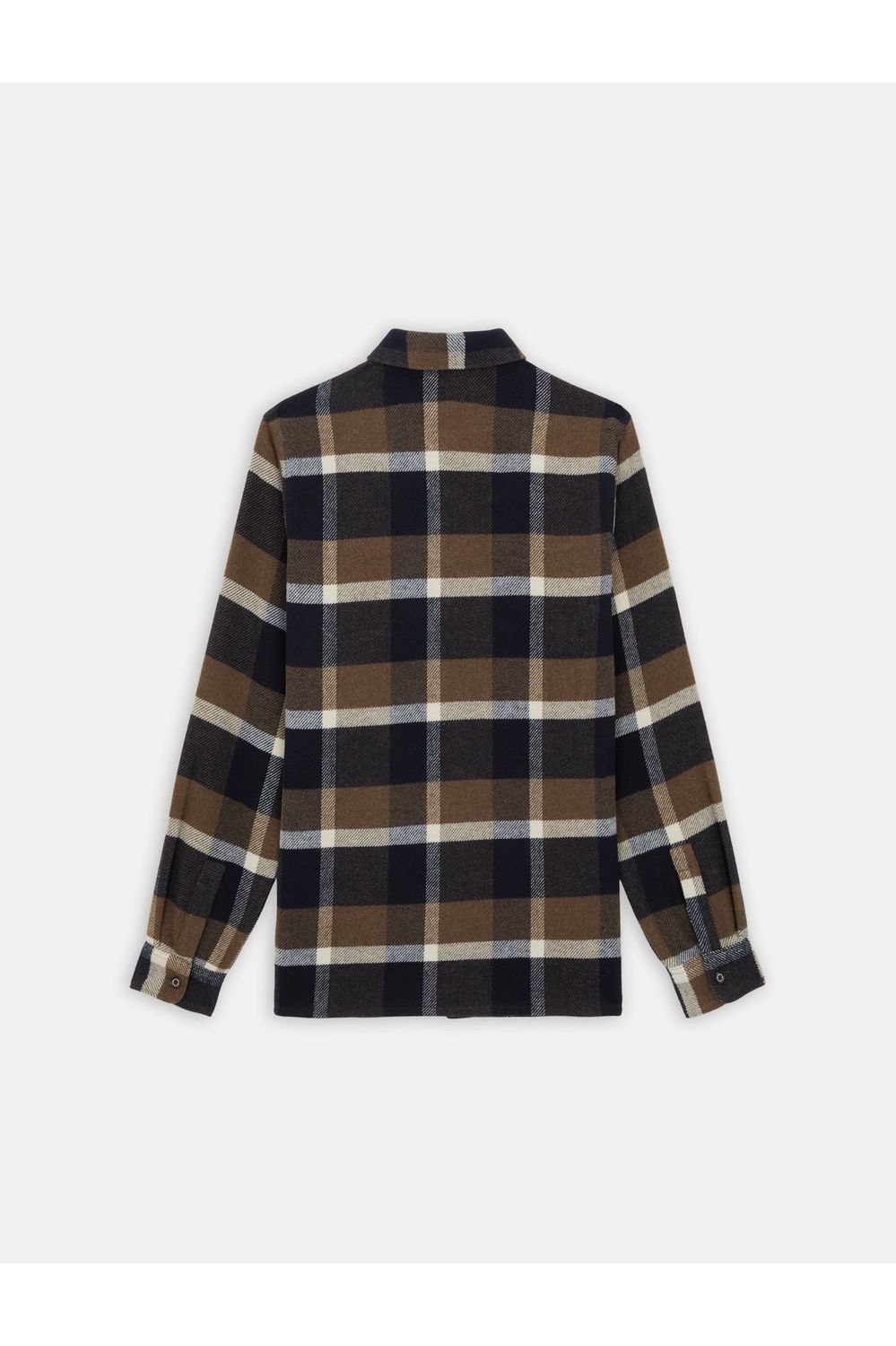 Dickies Plaid Coaling Long Sleeve Shirt Mushroom