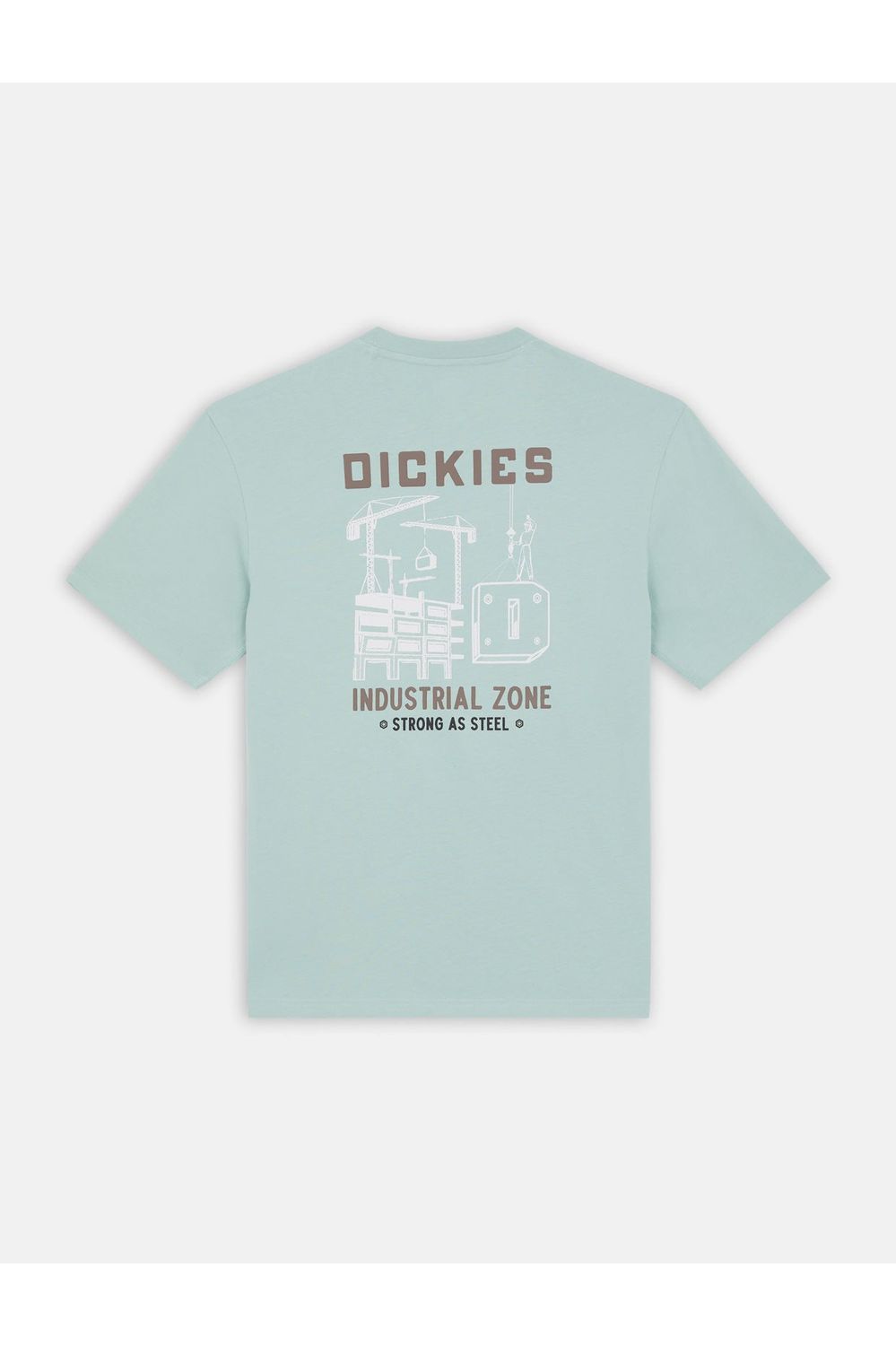 Dickies Industrial Zone Short Sleeve Tee Blue Surf