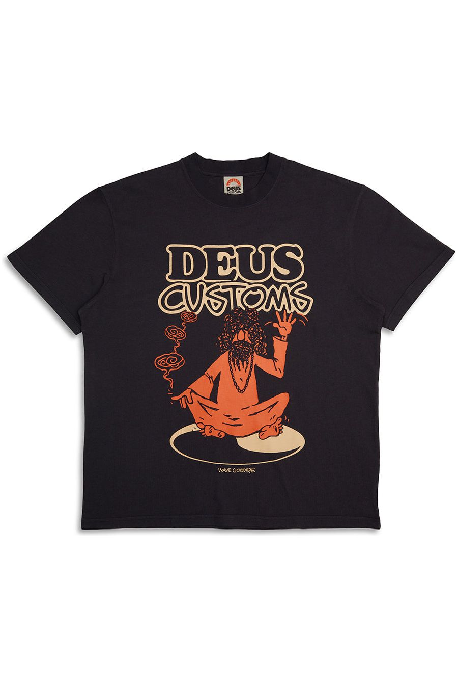 Deus Emphatic Wave Tee Anthracite