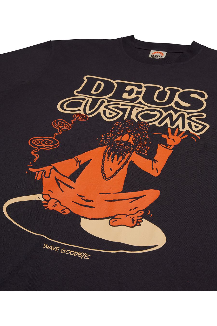 Deus Emphatic Wave Tee Anthracite