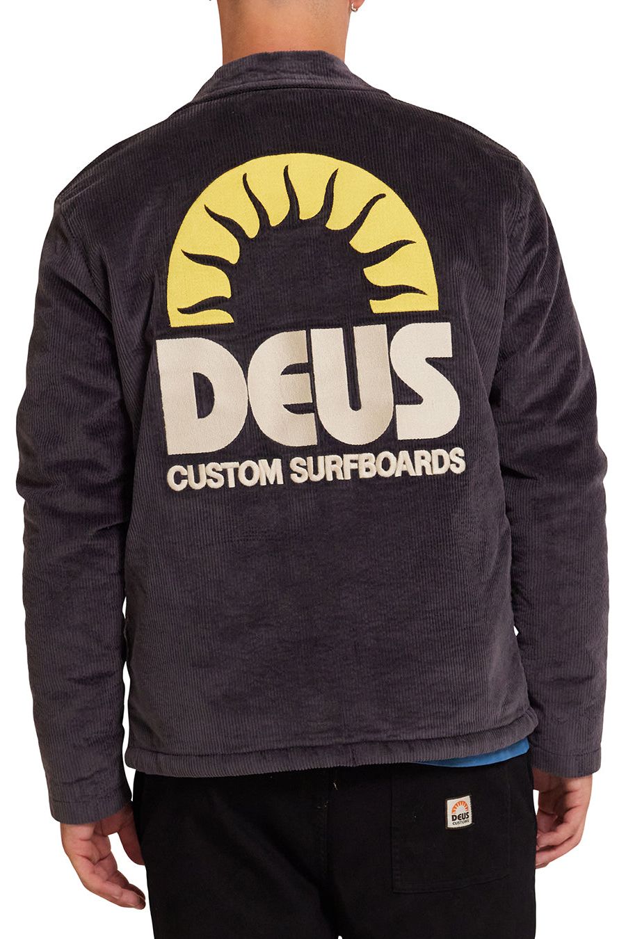 Deus Stokes Coach Jacket in Anthracite