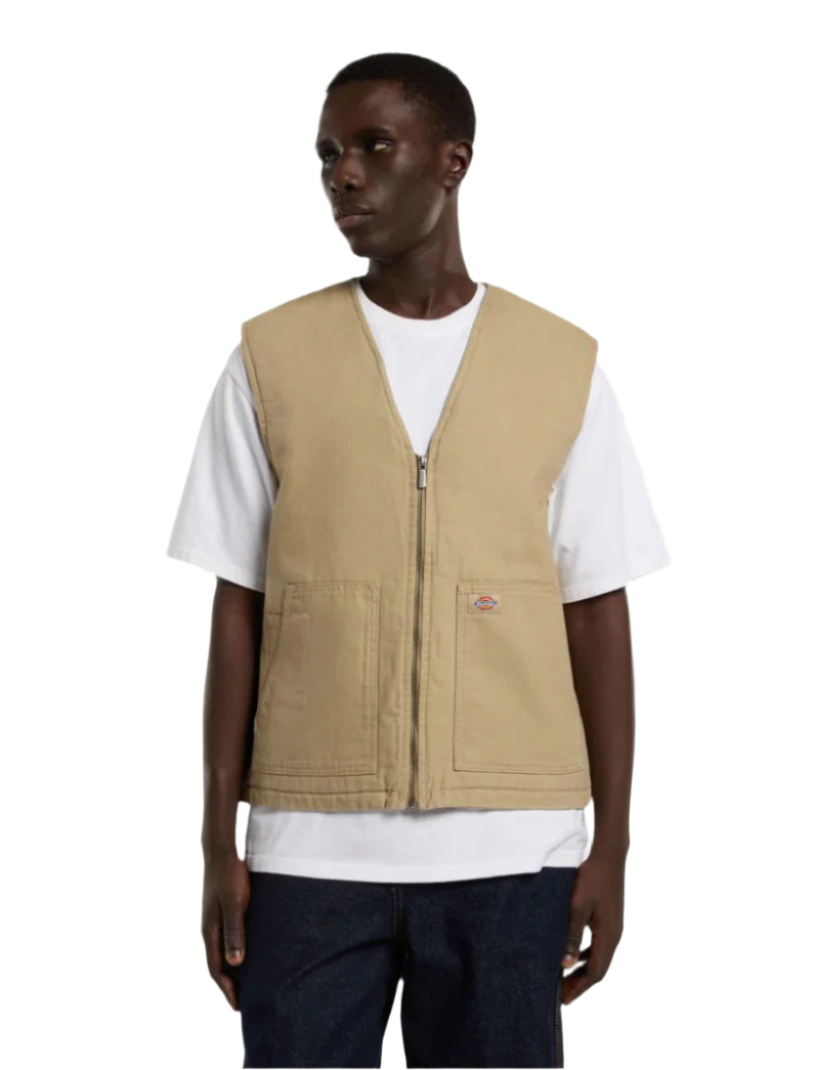 Dickies Duck Canvas Summer Vest Sw Desert Sand