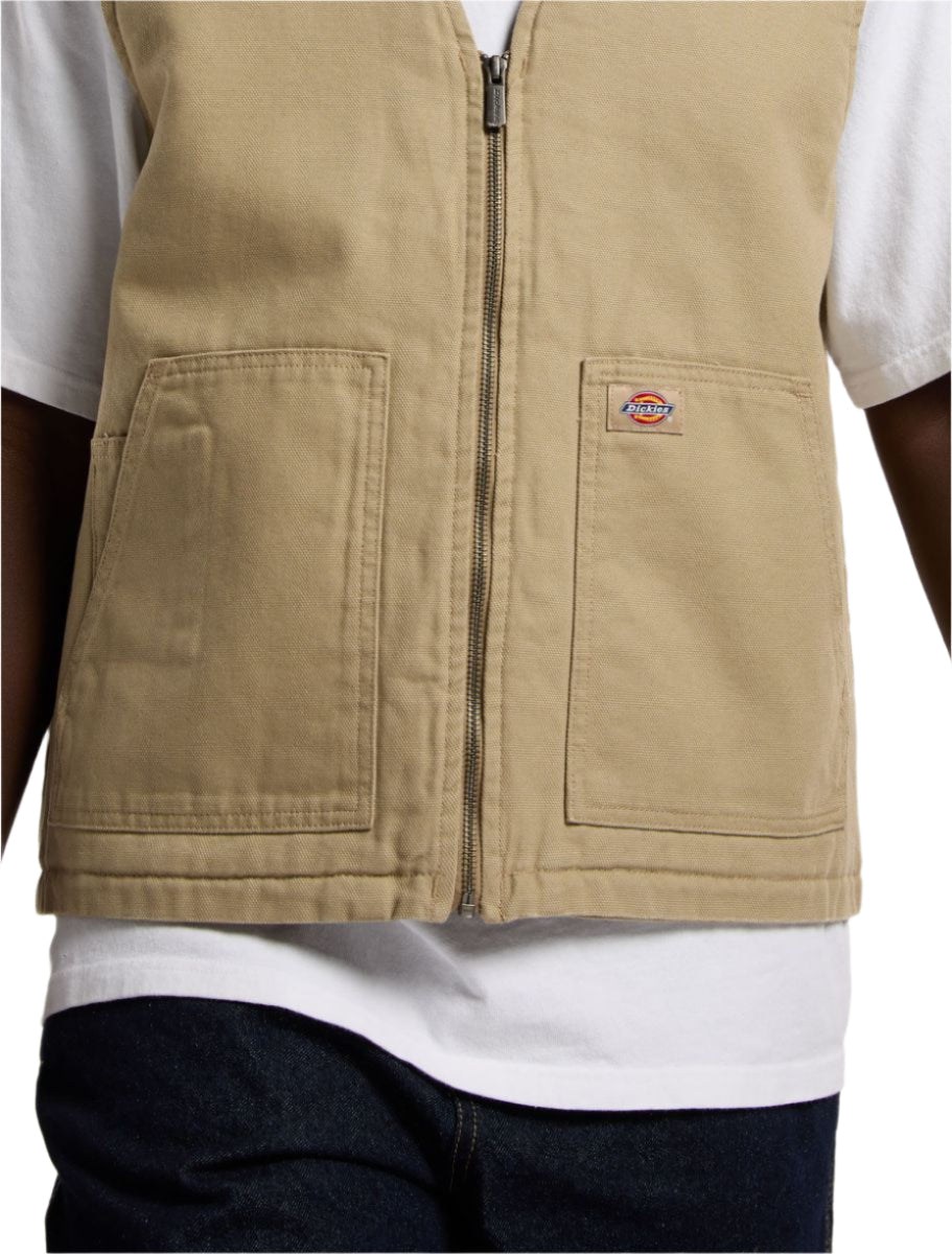 Dickies Duck Canvas Summer Vest Sw Desert Sand