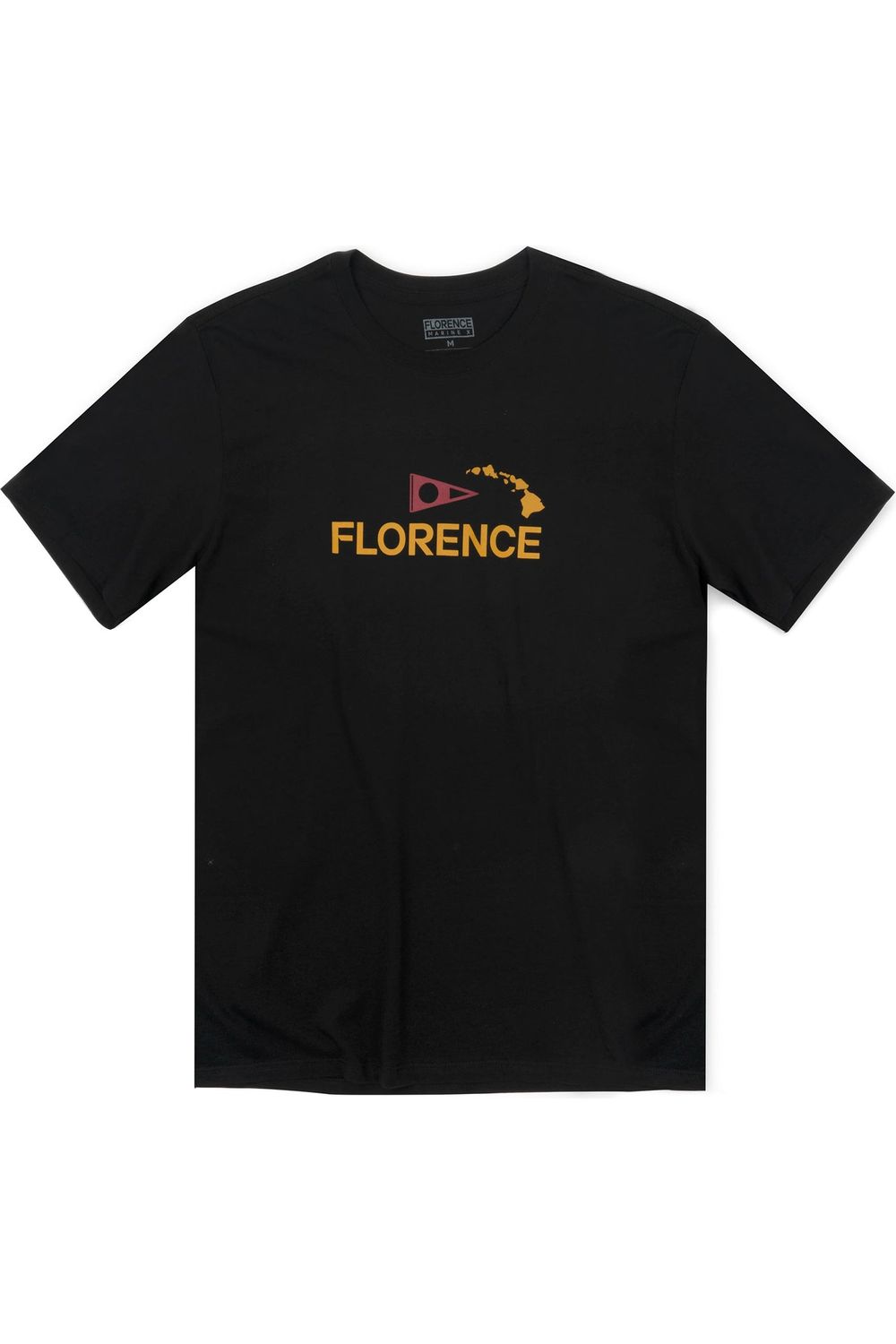 Florence Marine X Logo Island Chain T-Shirt Black