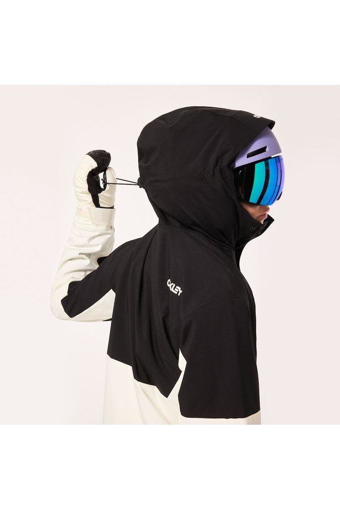 Oakley Womens TNP Tbt Insulated Anorak Arctic White Blackout