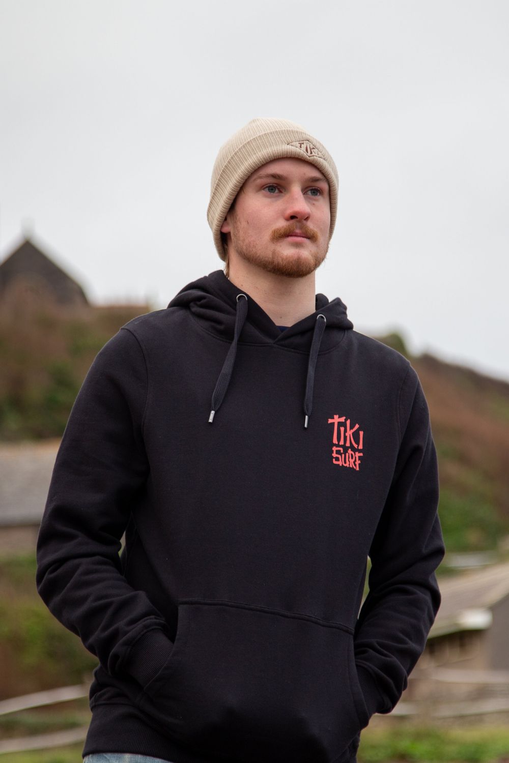 Tiki Petal Head Hoody Black