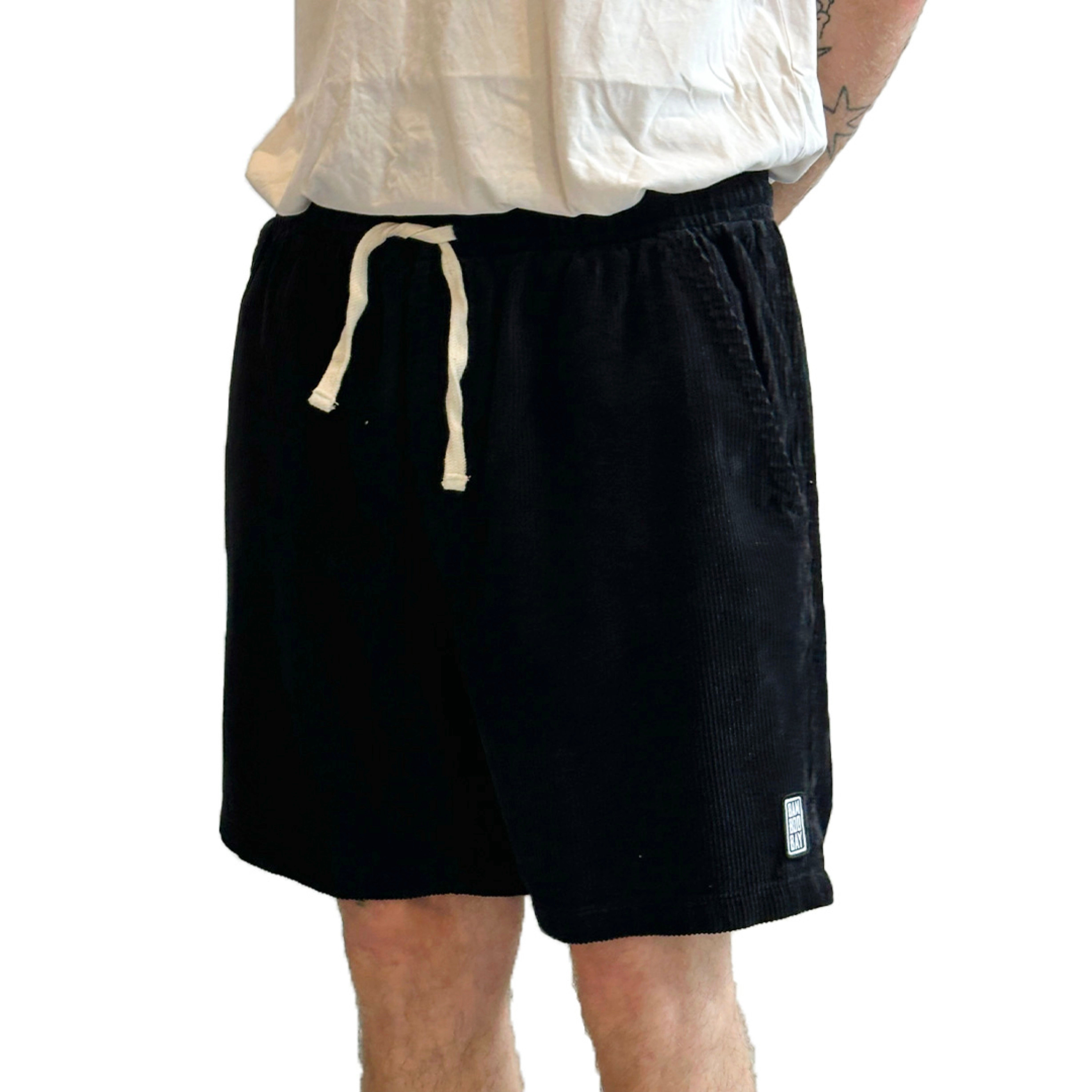 BamBooBay Chill Cord Shorts Black