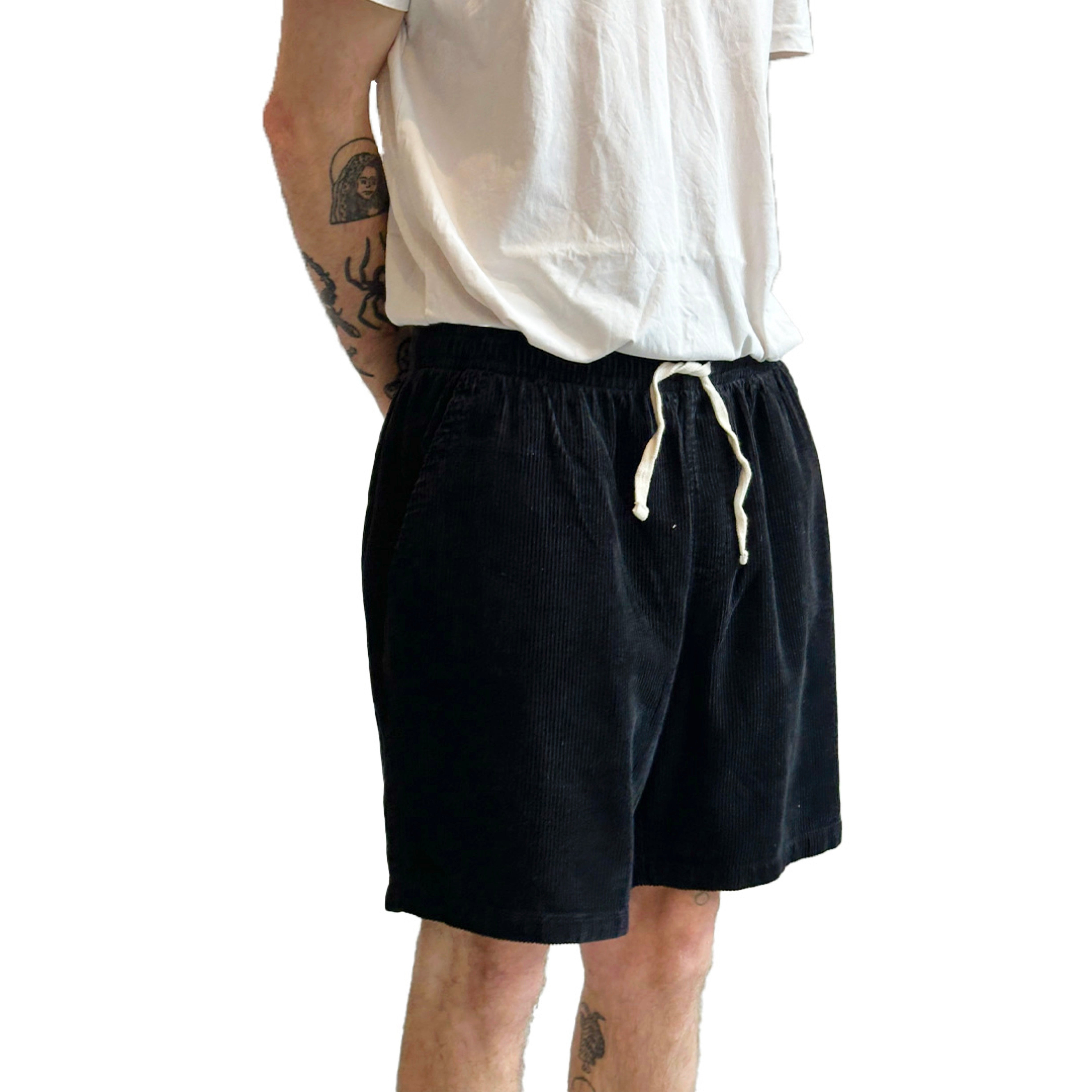 BamBooBay Chill Cord Shorts Black