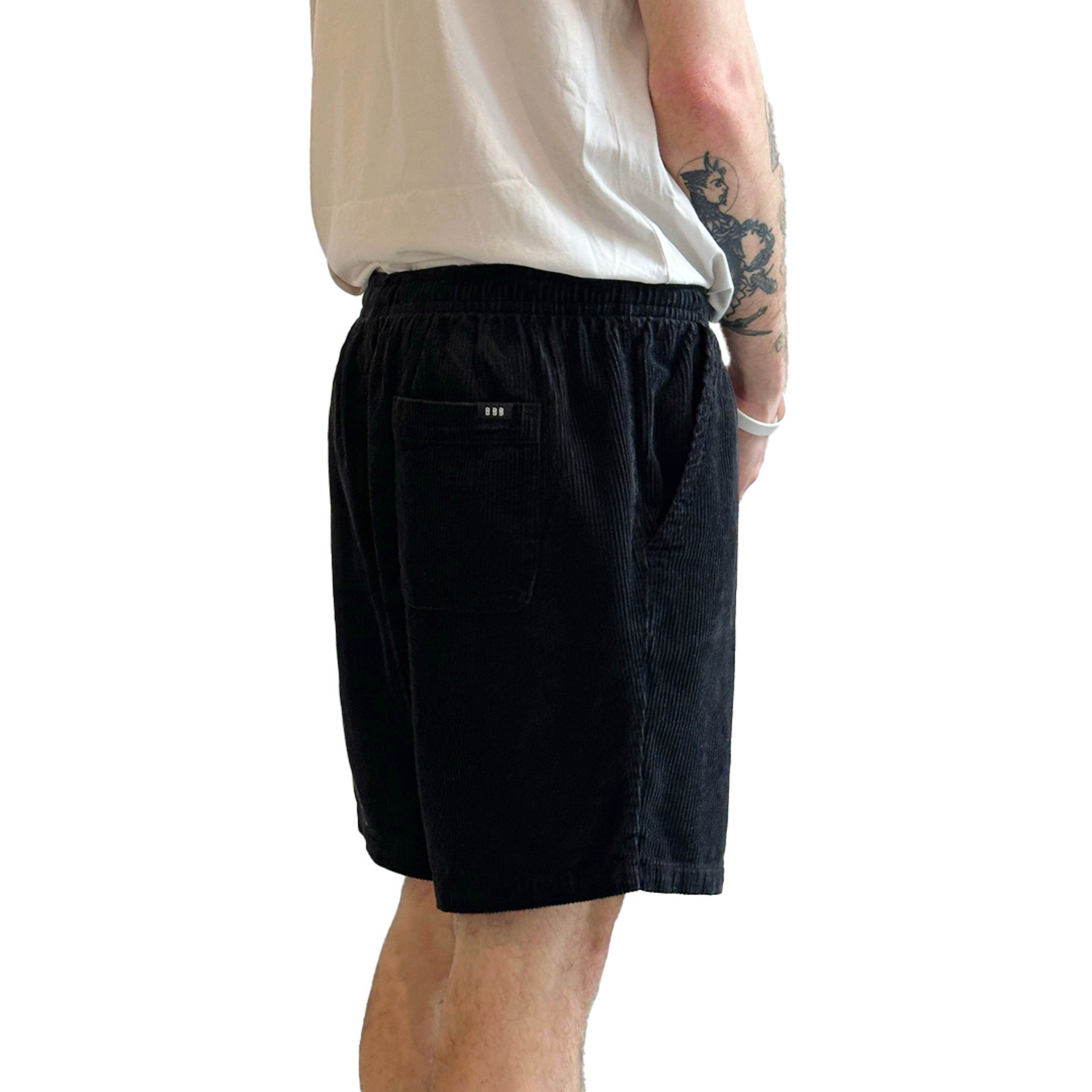 BamBooBay Chill Cord Shorts Black