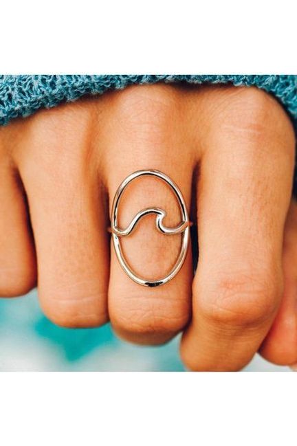 Pura Vida Large Wave Ring