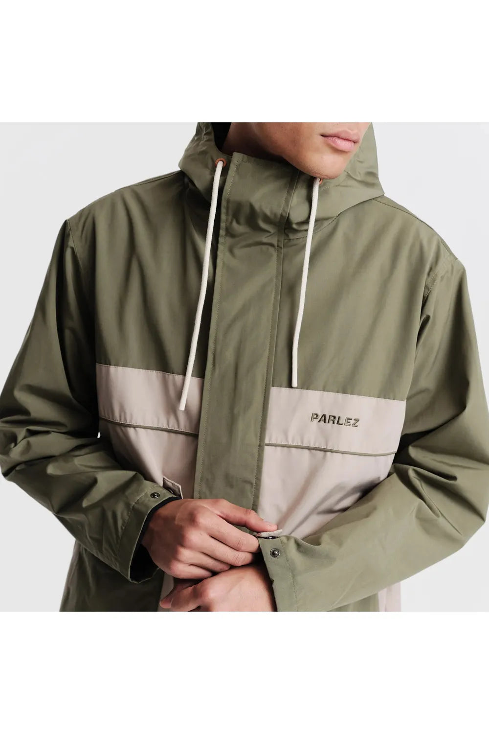 Parlez Banks Jacket Olive Green