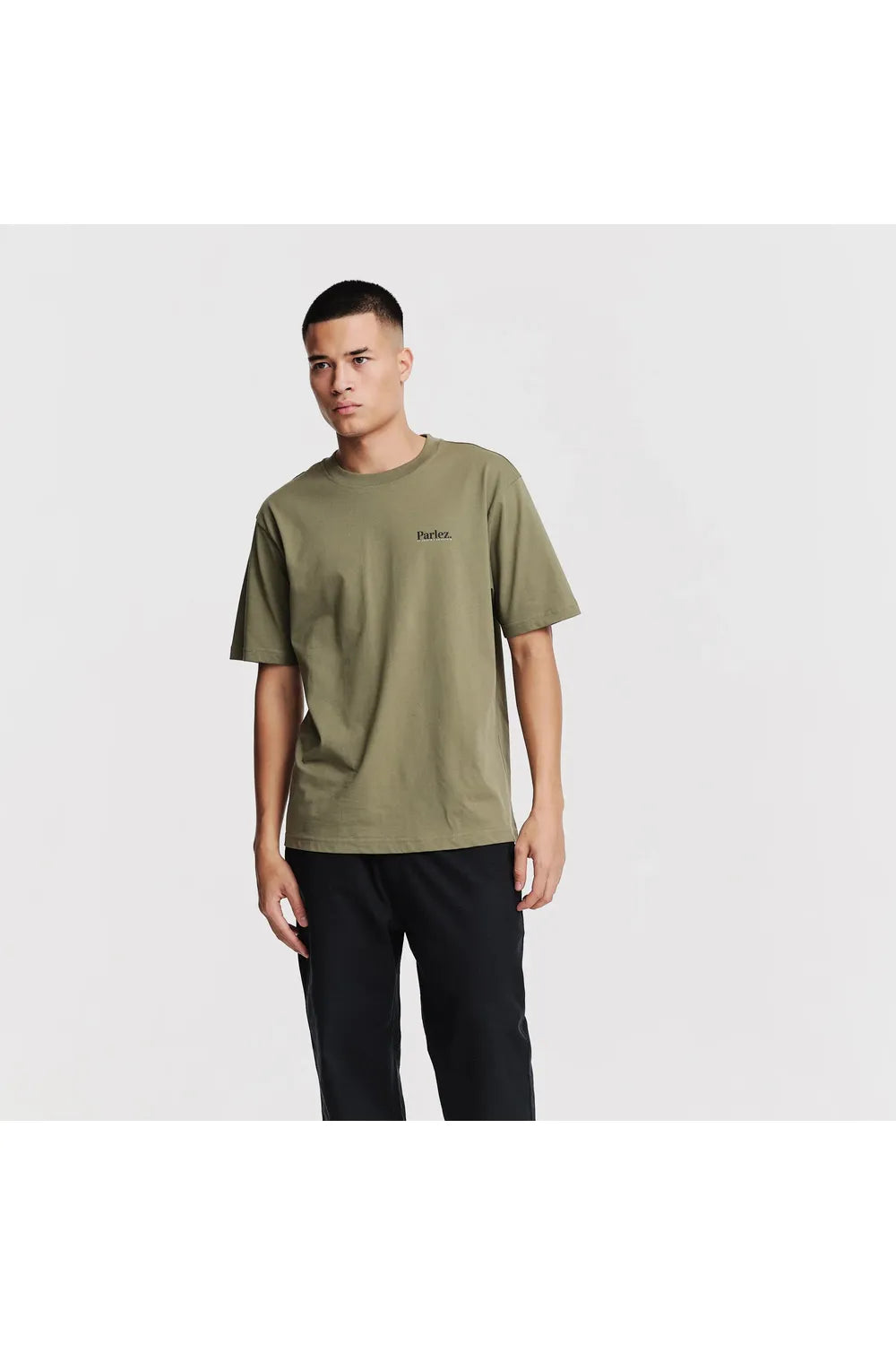 Parlez Banos Short Sleeve T-Shirt Olive Green