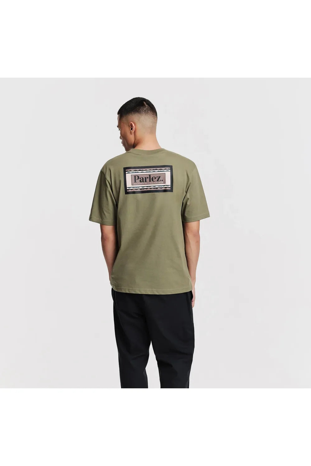 Parlez Banos Short Sleeve T-Shirt Olive Green