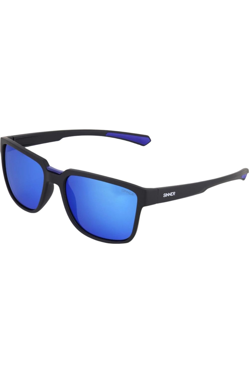 Sinner Knoll Sunglasses Matte Black Blue-Sintec Blue Oil