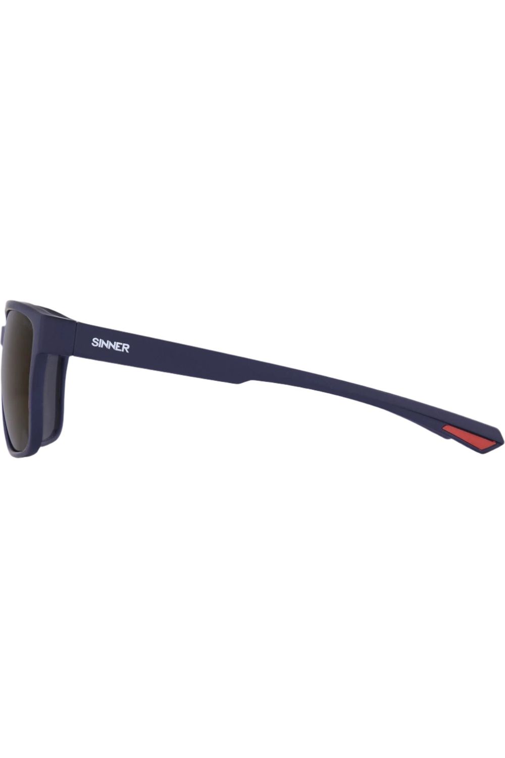 Sinner Knoll Sunglasses Matte Dark Blue Red-Sintec Blue Mirror