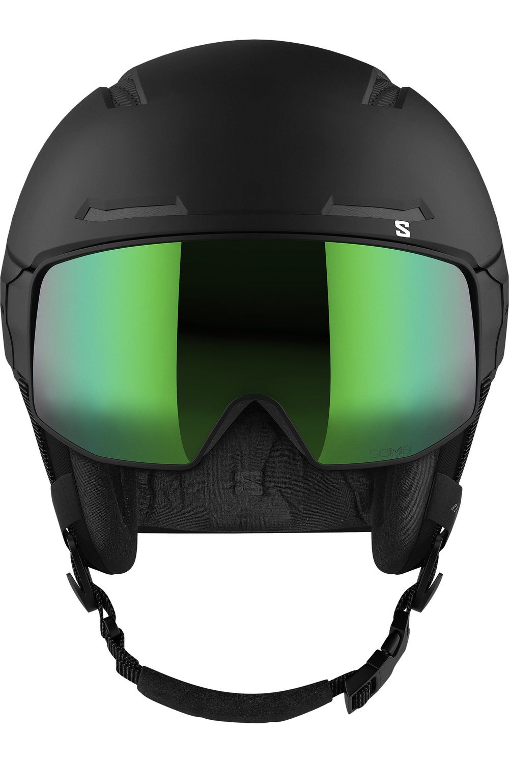 Salomon Driver Pro Sigma Helmet Black/Emerald Visor