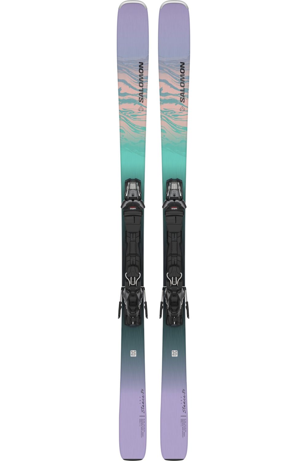 Salomon E Stance W 84 Womens Skis + M10 GW L90 Bindings